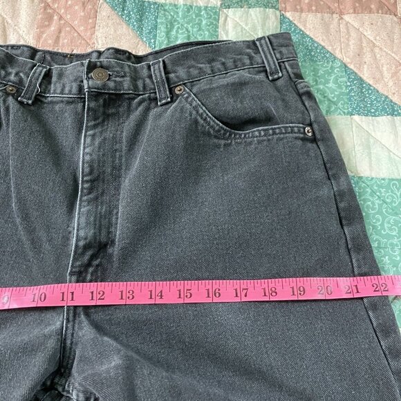 Vintage Levi’s Jeans Mens 36x32 Black 5061903190 Straight Leg Orange Tab Canada - Picture 10 of 10